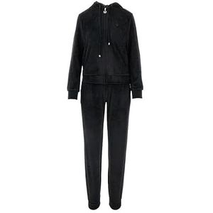 Emporio Armani Chenille Loungewear Tracksuit, Zwart, XL