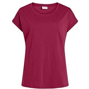 Vila Dreamers Pure T-shirt, Beet Red, L