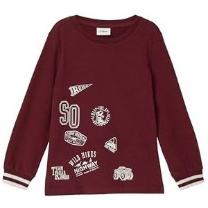 s.Oliver - T-Shirt - Met Lange Mouwen - Stijlvolle Print - Normale Pasvorm