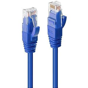 LINDY 45471 0,5 m Cat.6 U/UTP LSZH netwerkkabel, blauw