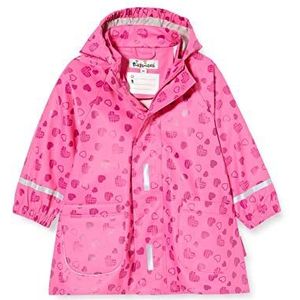 Playshoes Meisjes hartje allover regenjas, roze, 98 cm