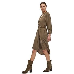 Peppercorn dames, sabia jurk, jurk, 3958 CROCODILE GREEN, L