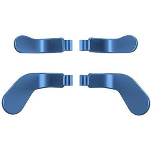 eXtremeRate 4 Metaal Paddles voor Xbox Elite Series 2 Core Controller,Vervanging Knoppen Paddles Achterste Sticks in Roestvrij Staal voor Xbox One Elite Controller-Neptunus Blauw