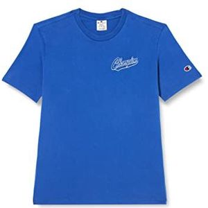 Champion Rochester 1919 Retro Resort Crewneck S-S T-shirt, blauw (BAI), XS voor heren, blauw (Bai), XS