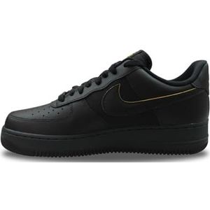 Nike Air Force 1 herensneakers, synthetisch, meerkleurig (Black University Gold Dk Smoke Grey), 41 EU