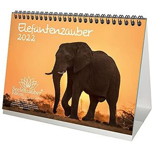 Seelenzauber Olifanten Magie DIN A5 Bureaukalender Voor 2022