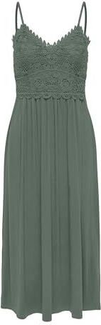 Onlhoney - Korte Jurk - Zwart - Mouwloos - U-Hals - Verstelbare Bandjes