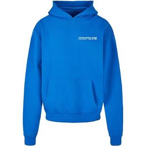Mister Tee Upscale NY Taxi Hoodie, hoodie met opdruk voor mannen, oversized fit, cobalt blue, L