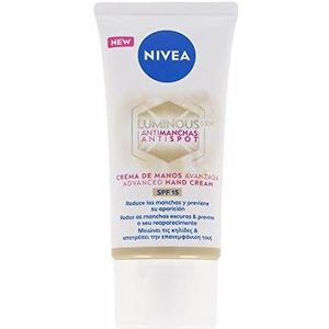 NIVEA Luminous 630 Anti-vlekken-handcrème (1 x 50 ml) vochtinbrengende crème met hyaluronzuur, verzorgende crème met zonnebrandcrème 15