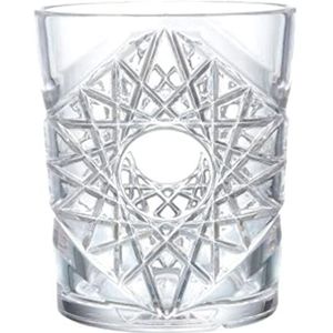 glassFORever Premium polycarbonaat drinkglas, helder, 0,35 liter, 105 mm hoogte, 48 stuks