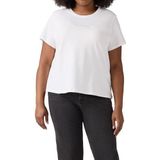 Levi's - Perfect Tee - T-shirt - Wit - Met Batwing-logo