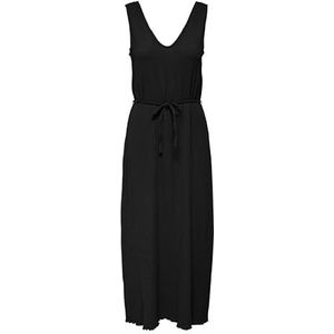 Onllaken S/L V-hals lange jurk JRS, zwart, M