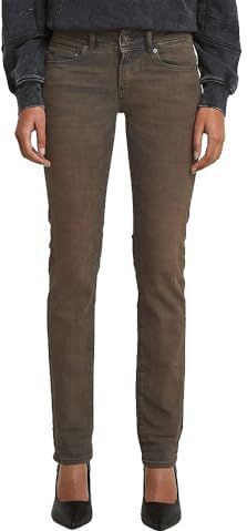 8719965012981 Midge Slim Straight Wmn, meerkleurig (Antique Faded Sepia Grey D26424-d842-h556), 25W / 30L