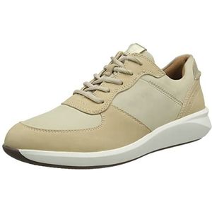 Clarks dames sneakers Un Rio Sprint, Lichte zandkam, 37 EU