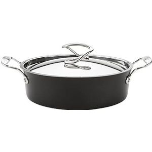 Circulon Style Hard Geanodiseerde Sauteuse, 27cm/3.8L, Zwart