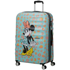 American Tourister Wavebreaker Disney koffer, 77 cm - 96 liter, meerkleurig (Minnie Pastel Dots), Koffer (77 cm - 96 L), koffer