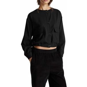 United Colors of Benetton Jas 2QIKDN08N Jas, zwart, 46 dames