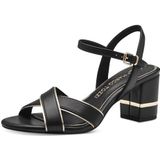 MARCO TOZZI Heeled Sandal by Guido Maria Kretschmer 2-28340-42 dames, Black Comb, 41 EU