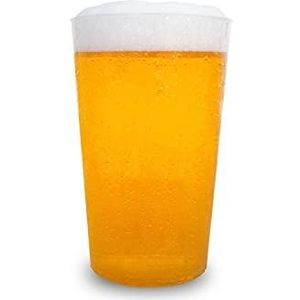 20 stuks herbruikbare partybekers 0,4 l - plastic bierbekers, onbreekbaar, feestbekerset, plastic bekers grillparty, kunststof bierglazen, Made in Germany