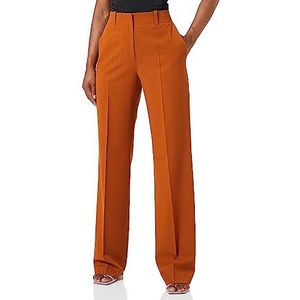 HUGO Dames Hulana Broek, Rust/Cooper220, 34