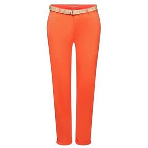ESPRIT Dames 023EE1B333 broek, 635/ORANGE RED, 30/34, 635/oranje-rood, 30W x 34L