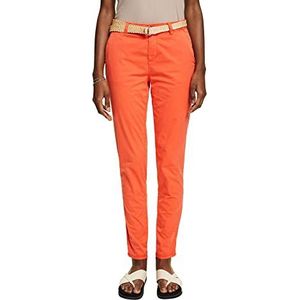 ESPRIT Dames 023EE1B333 broek, 635/ORANGE RED, 30/34, 635/oranje-rood, 30W x 34L