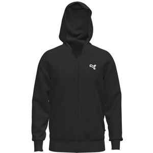 PUMA Better Essentials capuchontrui voor heren met doorlopende ritssluiting, Puma zwart, S