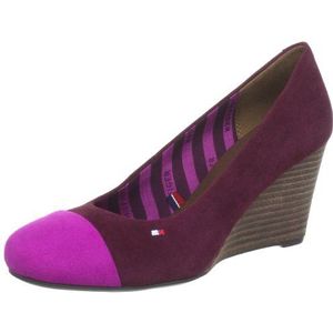 Tommy Hilfiger Bella 1, Pumps voor dames, Paarse Violett Vijg Rose Violet 211, 41 EU