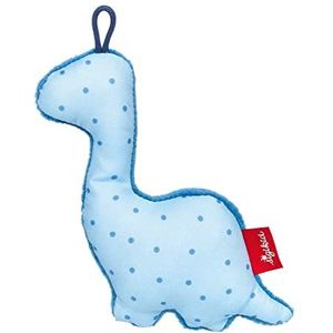 SIGIKID Greifling Dino, RedStars babyspeelgoed met rammelaar: grijpen, ontdekken, spelen, voor baby's vanaf de geboorte, art.nr. 42893, blauw 12 cm