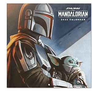 Grupo Erik CP22042 Kalender 2022 Star Wars The Mandalorian - Wandkalender 12 Maanden + Poster