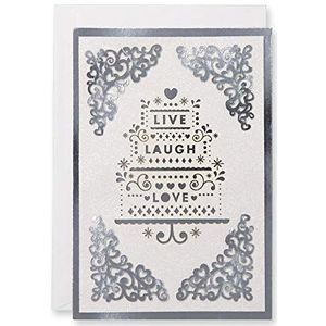 Hallmark Handtekening trouwkaart (Live Laugh Love)