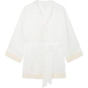 Women'Secret Bridal Badjas voor dames, Ivoor, L