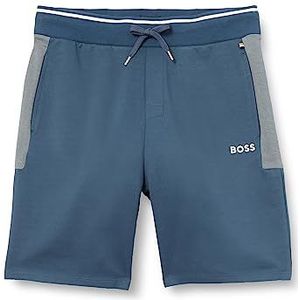 BOSS Men's Tracksuit Loungewear Short, Open Blue, M, Open blue., M