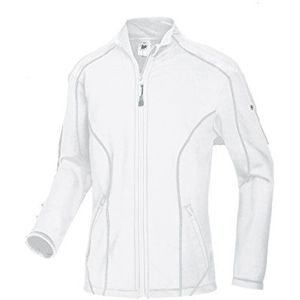 BP 1745-679 stretch fleece jack voor heren, 92% polyester, 8% elastaan wit, maat 2XL