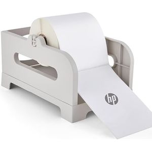 HP Thermische labelhouder voor etiketten tot 10 x 15 cm, ontworpen voor rollen en fanfold-etiketten en werkt met labelprinters voor thuis, op kantoor en in het kleine bedrijf