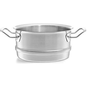 Fissler Originele Profi Collection/roestvrijstalen stoominzet (Ø 28 cm) stoominzet voor stoominzet, inductie stoompan geperforeerd - inductie