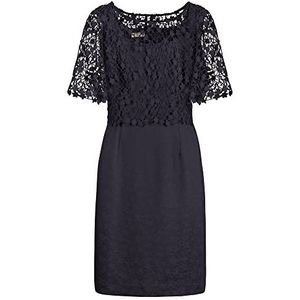 ApartFashion Dames 2-in-1 kanten jurk, marineblauw, normaal, navy, 40