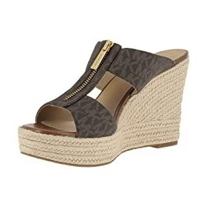 Michael Kors Bradley Mule Schoen met hak voor dames, Bruin, 42 EU