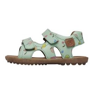 NATURINO Sky, damessandalen, groen, 35 EU, Groen, 35 EU