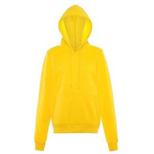 Hoona Modieuze trui hoodie voor dames, polyester, geel, maat XXL, geel, XXL