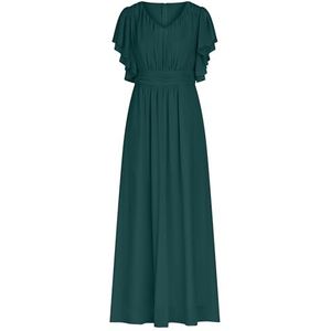 APART Fashion lange chiffonjurk, emerald, 42