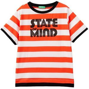 United Colors of Benetton T-shirt voor kinderen en jongeren, Rood, 170