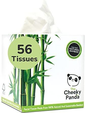 The Cheeky Panda - Cube Tissues - 56 Bamboe Tissues - 3-Laags Superzacht en Hypoallergeen