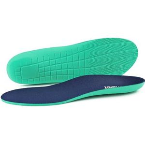 Riemot Comfortabele inlegzolen voor dames, sport, inlegzolen, zachte inlegzolen voor schoenen, sneakers, werkschoenen, hardloopschoenen, sportschoenen, wandelschoenen, Donkerblauw, 42 EU