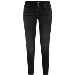 Q/S by s.Oliver Jeans voor dames, Sadie Skinny Fit, grijs/zwart, 34/32, Grey/Black, 34W / 32L