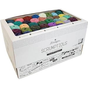 Scheepjes - Scheepjes Scrumptious Color Pack: Duik in creativiteit met 80 mini -ballen, elk 30 g, barsten met inspirerende tinten