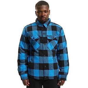 Brandit Lumberjack, jas in houthakkersdesign, maat S tot 7XL, zwart+blauw, S