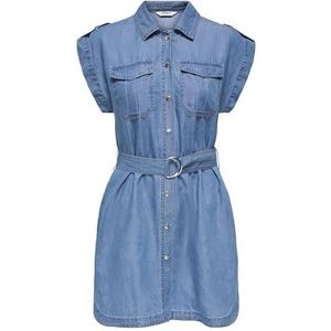 ONLY - Blousejurk - Blauw - ONLBea - Denim