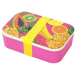 Talking Tables FST6-LNCHBOX-FRUIT Tropical Fiesta Fruit Design Eco Lunch Box, Papier