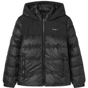 Puffer Jas - Met Capuchon - Contrasterende Voering Details